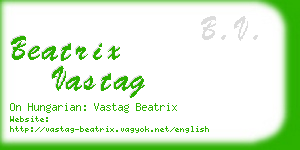 beatrix vastag business card